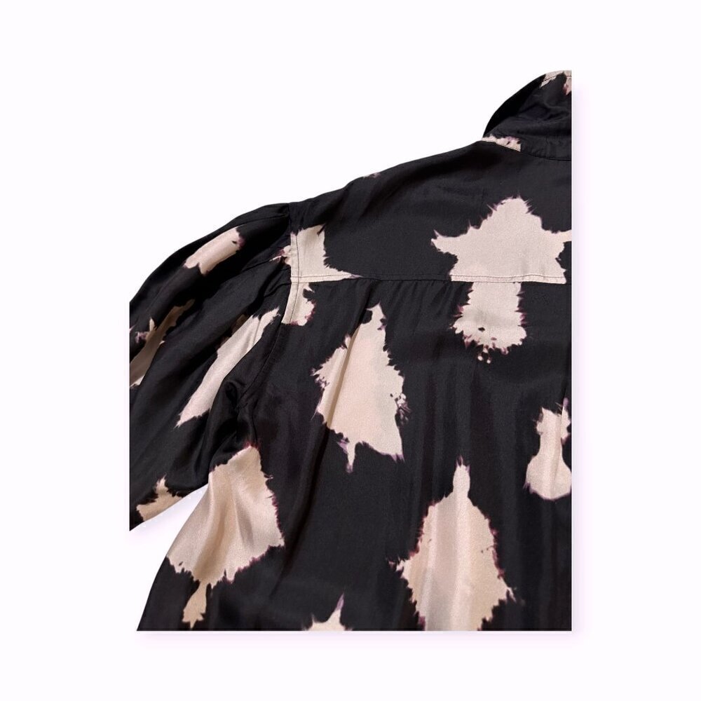 Ulla Johnson Alejandra silk dress, Size‎ 0, Noir Blur, NWT - Picture 12 of 16